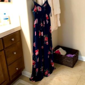 Long floral dress